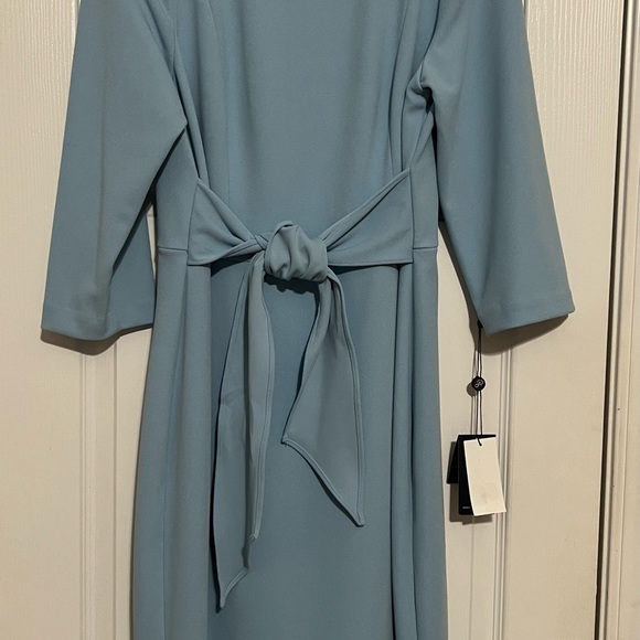 Adrianna Pappell Tie Waist Crepe Sheath Dress, NWT, 14 - Picture 8 of 8